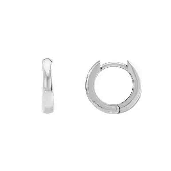Silver Huggies 12mm