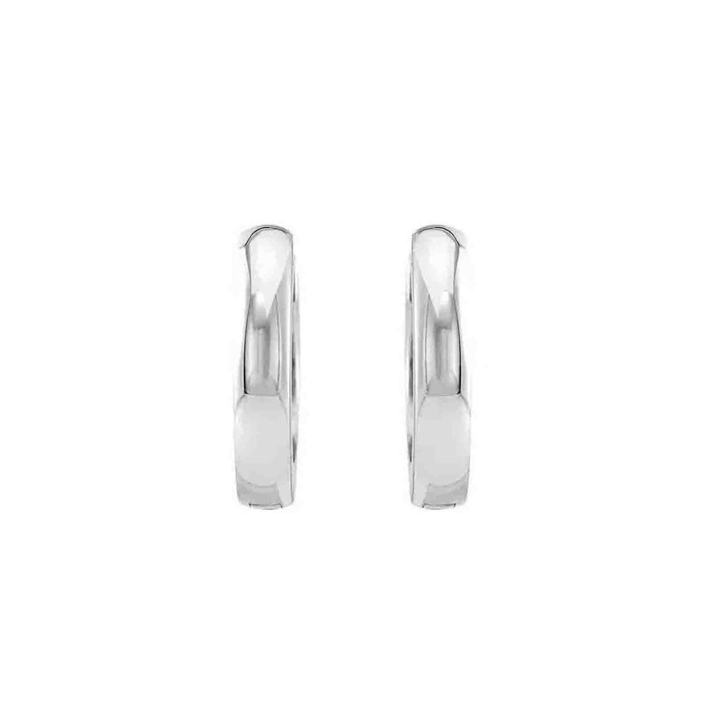 Silver Huggies 12mm