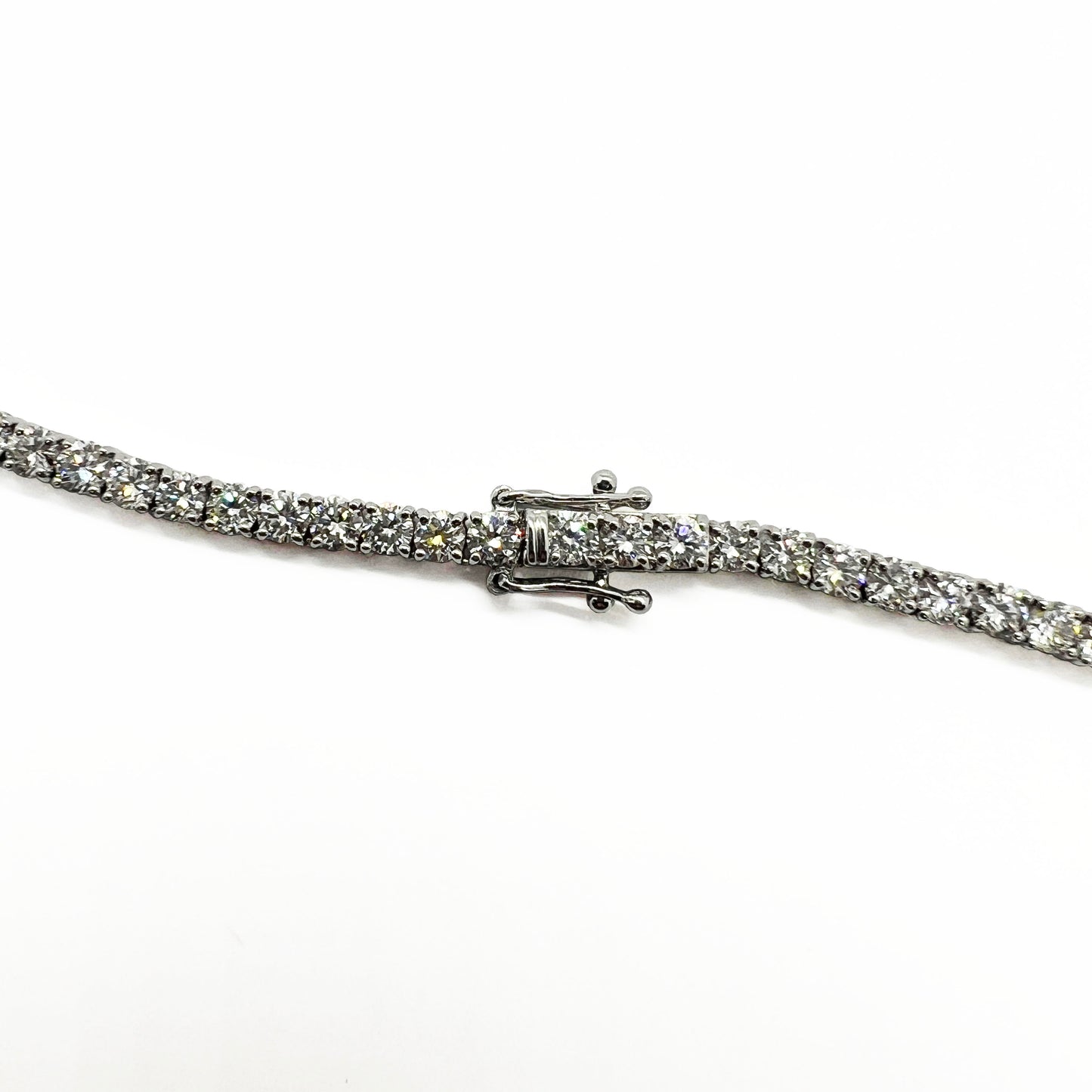 14kw Lab Diamond Tennis Necklace 15.30ctw