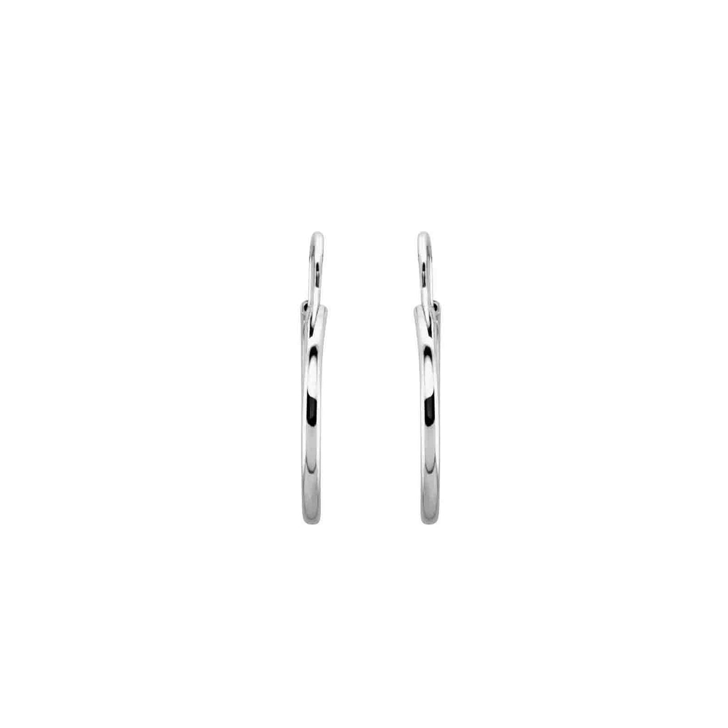 Silver Hoop Earrings 16mm