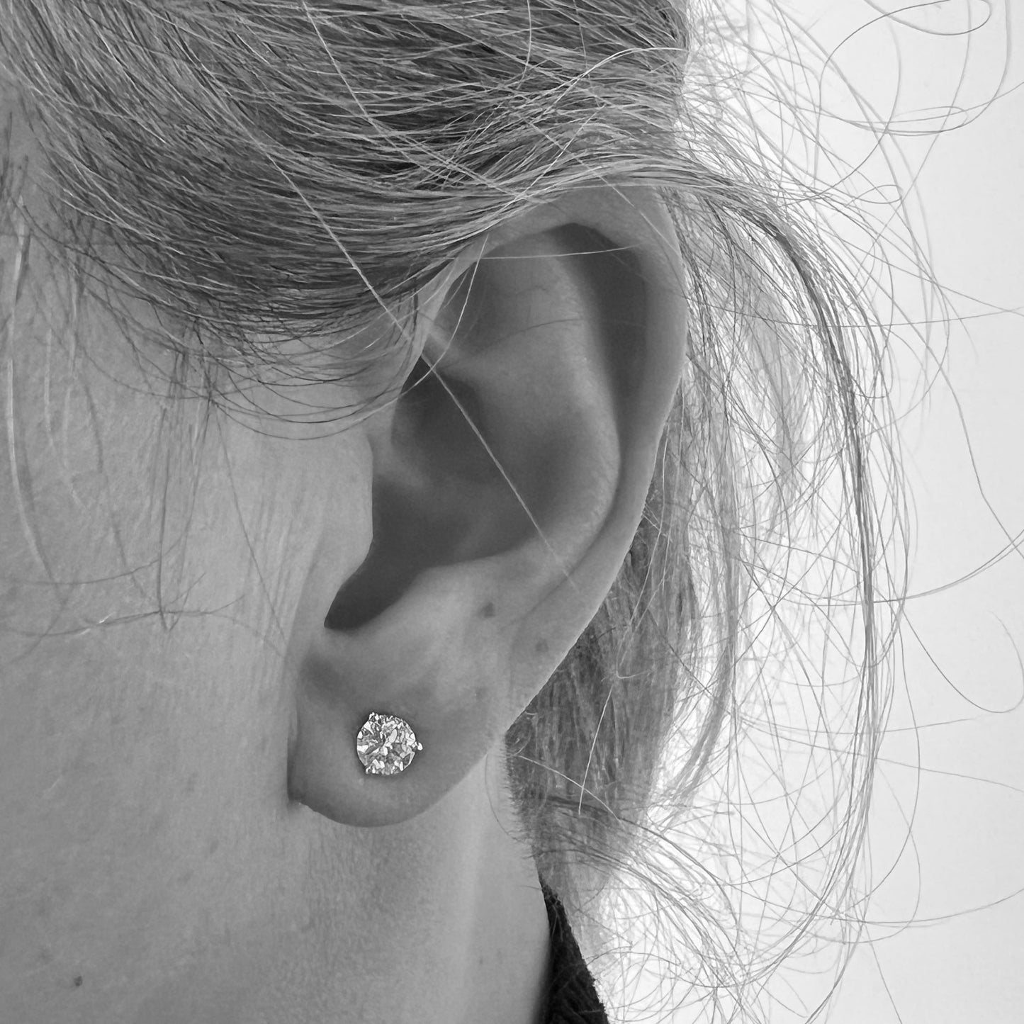 14kw LG Diamond Martini Studs 5mm 1cttw