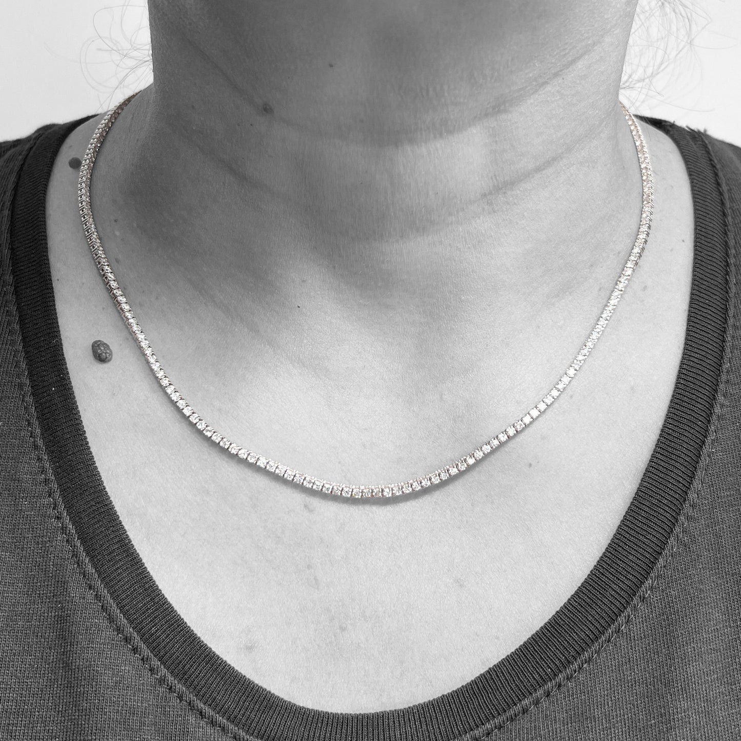 14kw LG Diamonds Tennis Necklace