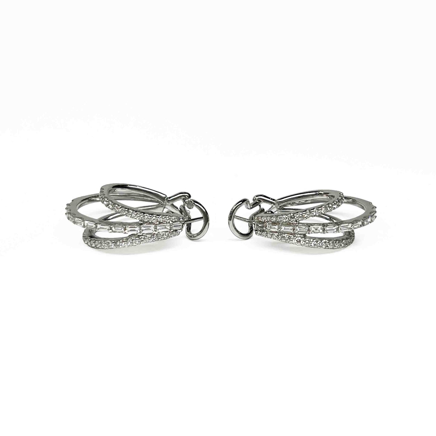 18kw diamond earrings