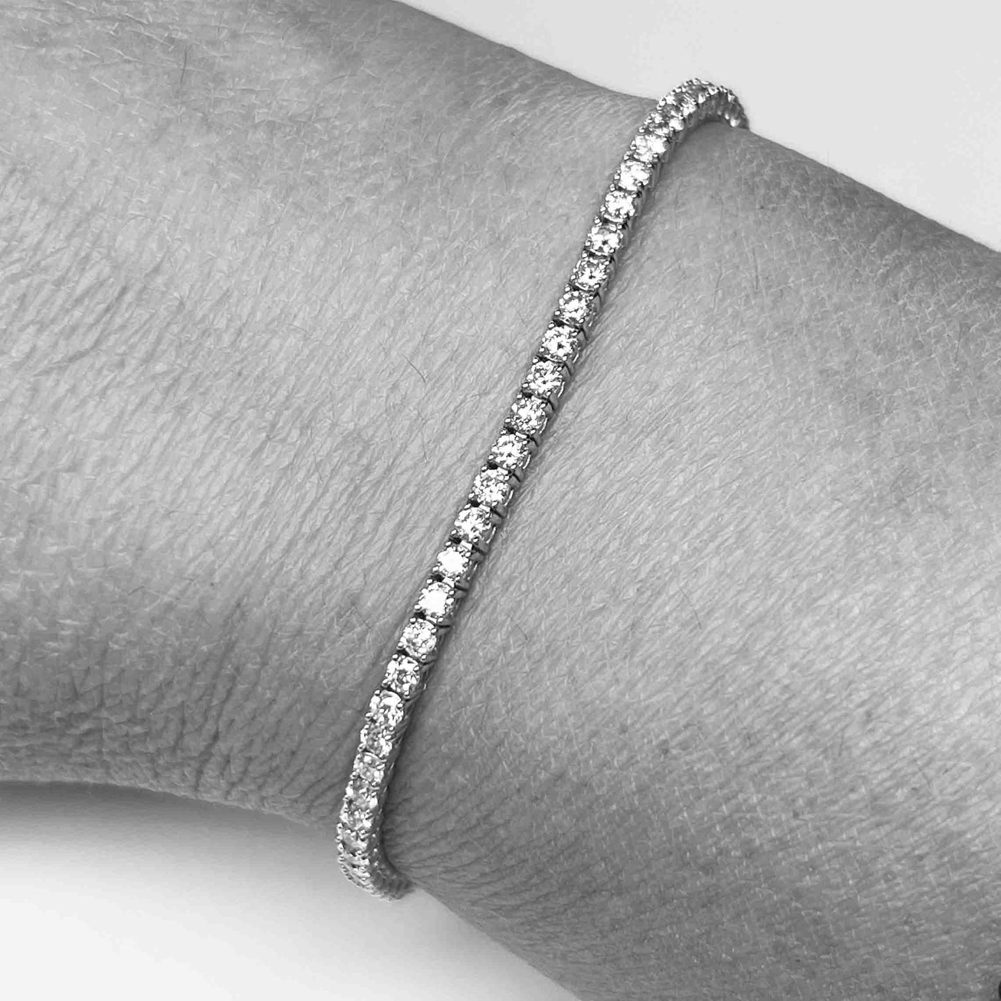 14kw LG Diamond Tennis Bracelet 3ctw