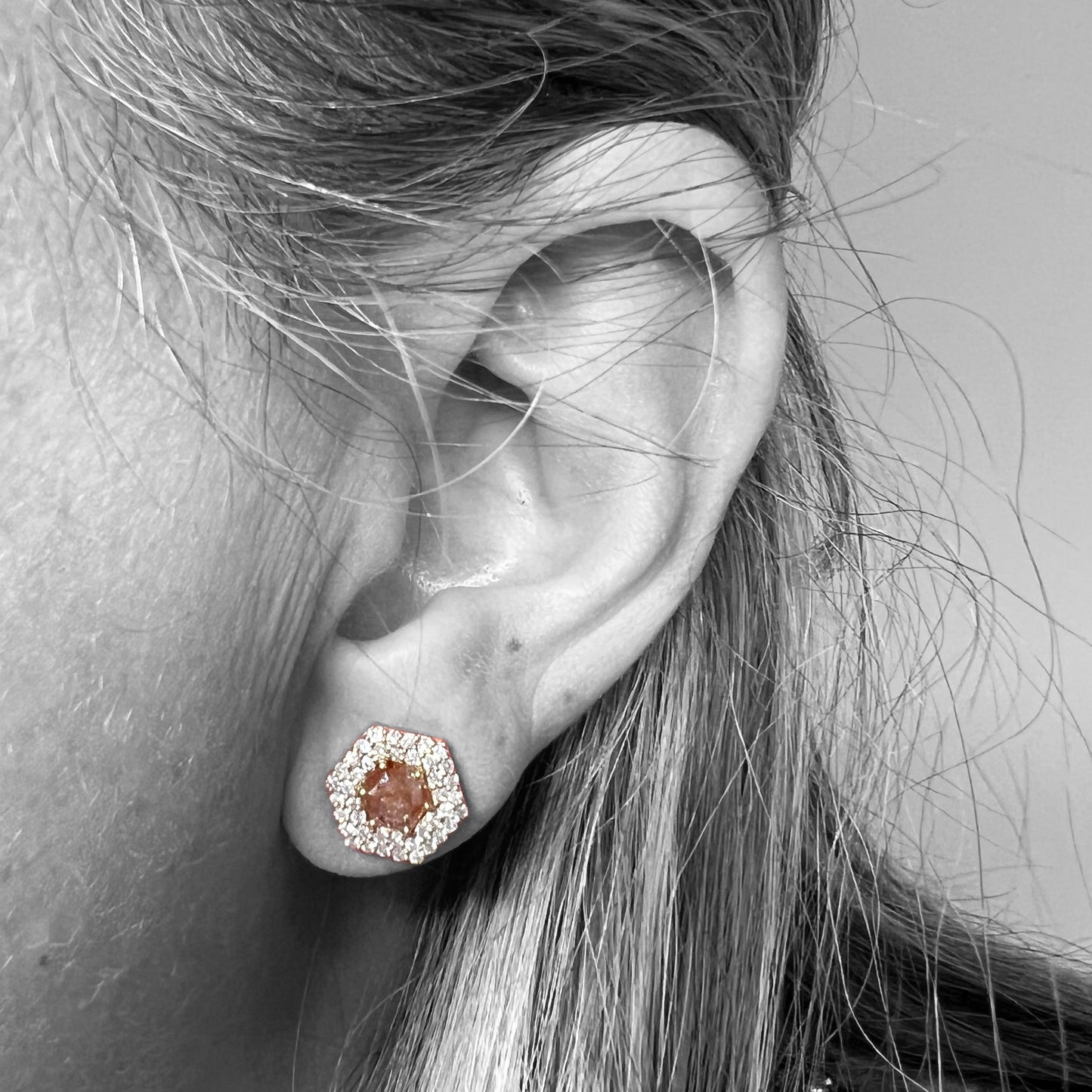 18kr Diamond Earrings