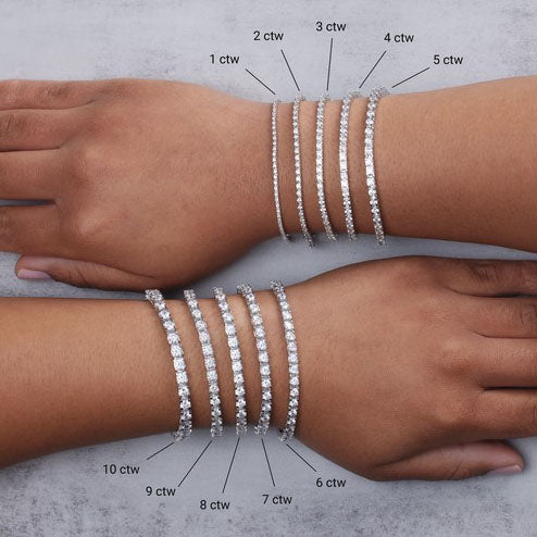 14kw Lab Diamond Tennis Bracelet 2ctw