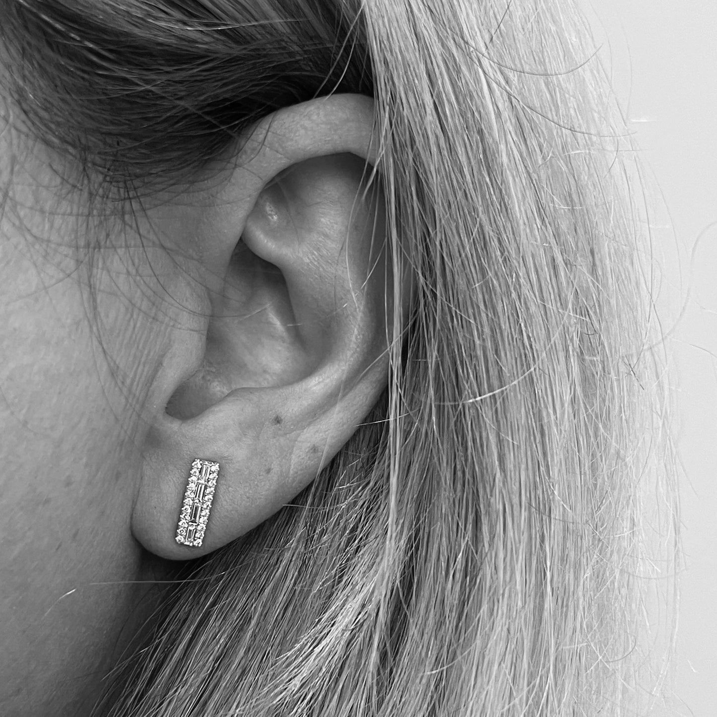 14kw Diamond Stud Earrings