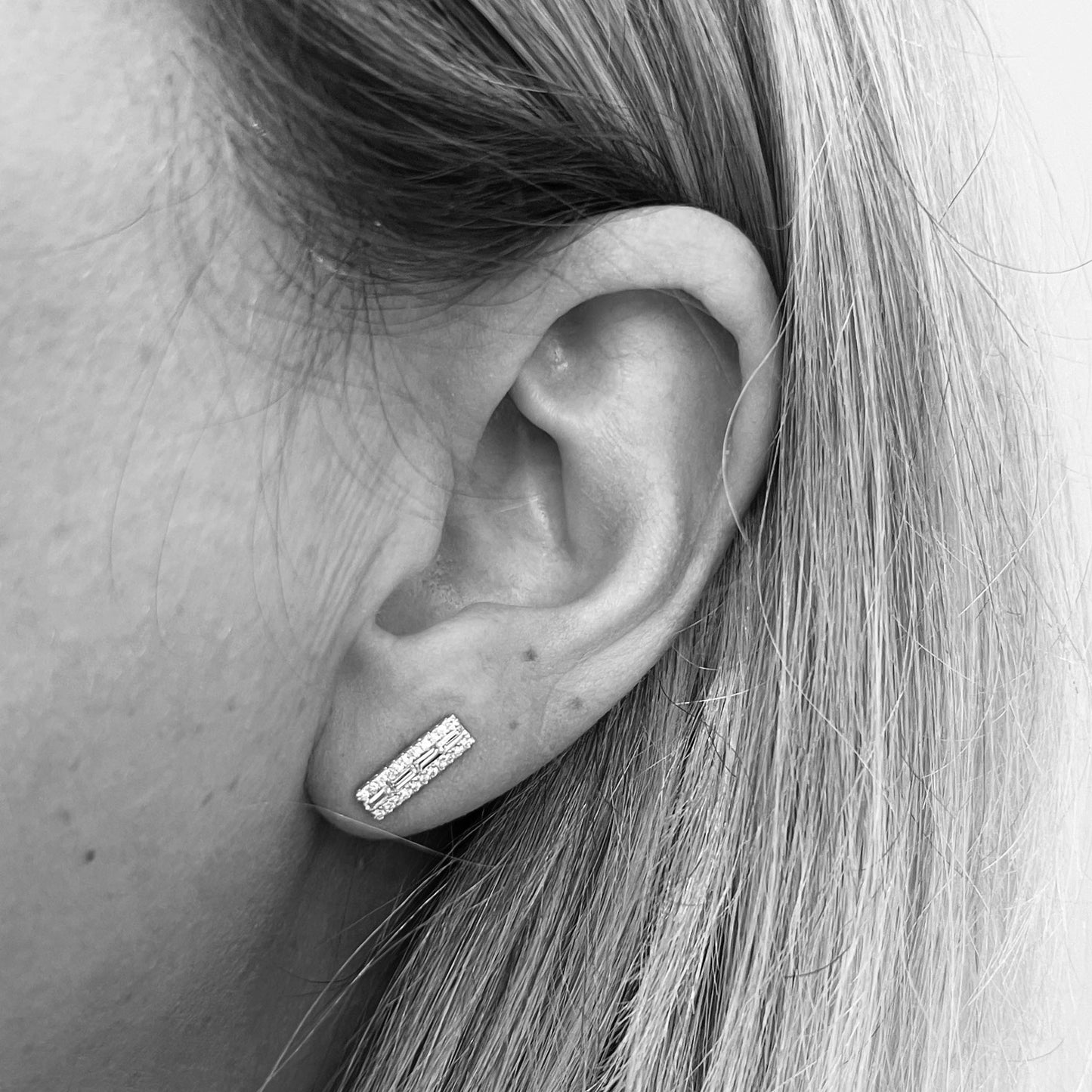 14kw Diamond Stud Earrings