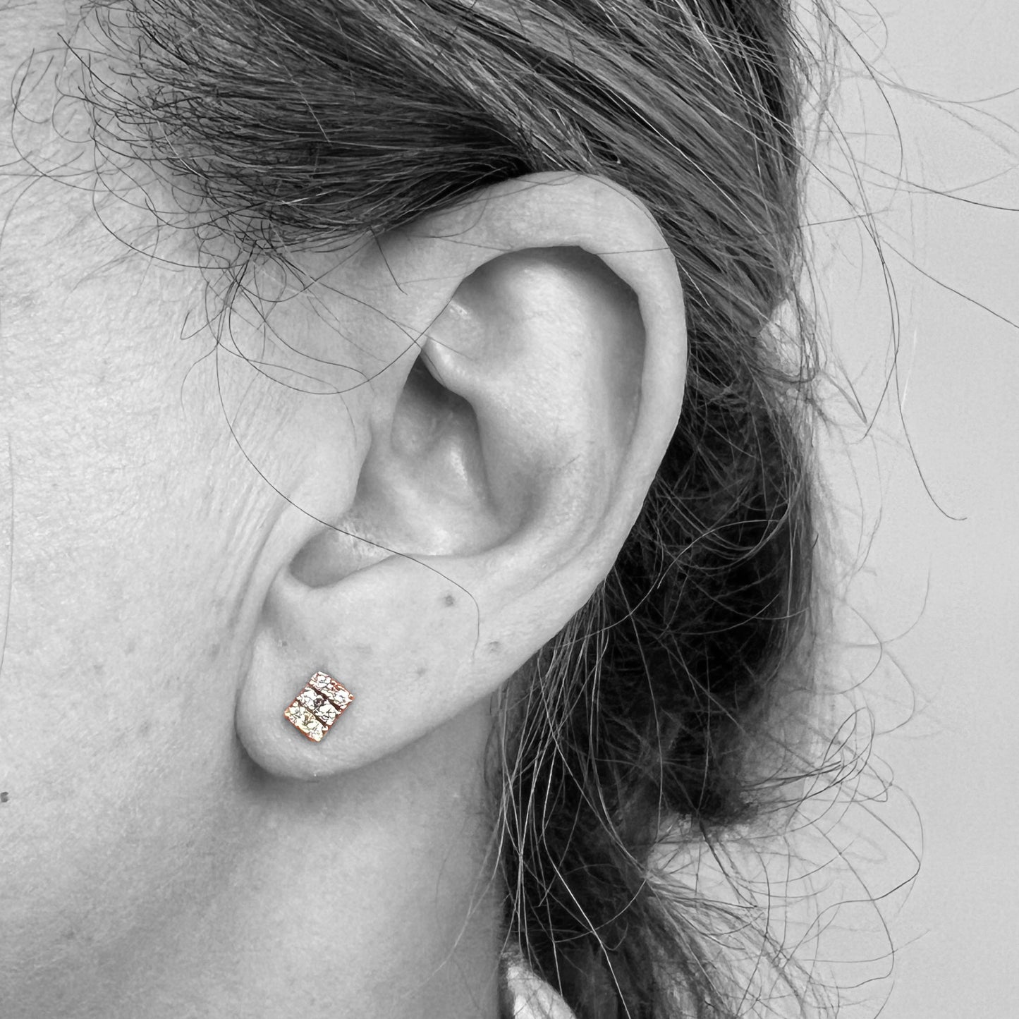 18k Diamond Stud Earrings