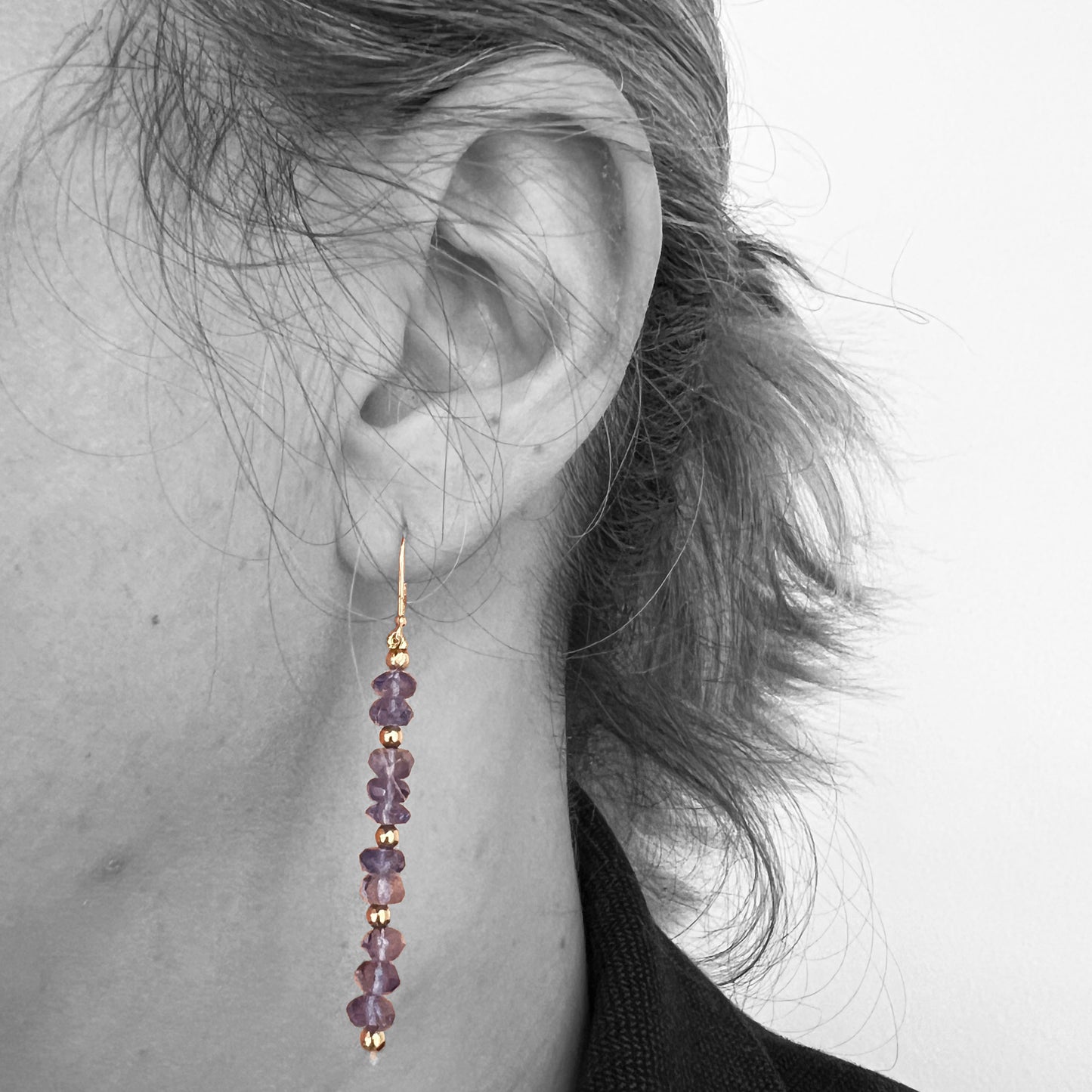 14ky Iolite Earrings