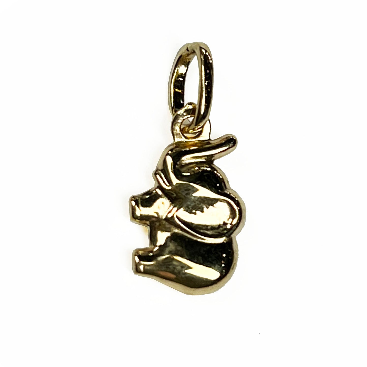 18k Elephant Charm Pendant