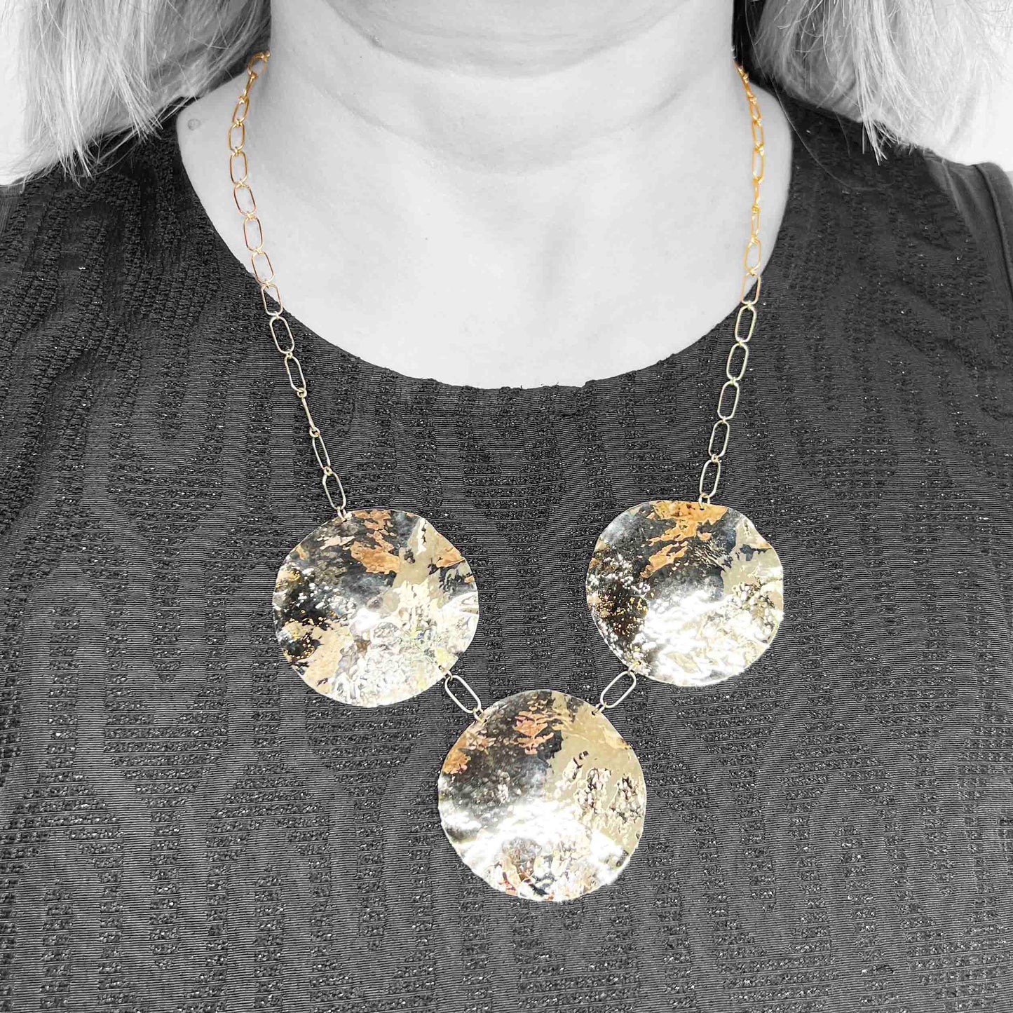 14ky Discs Necklace