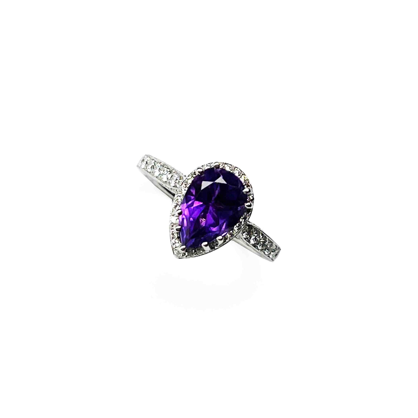 14kw Amethyst Ring