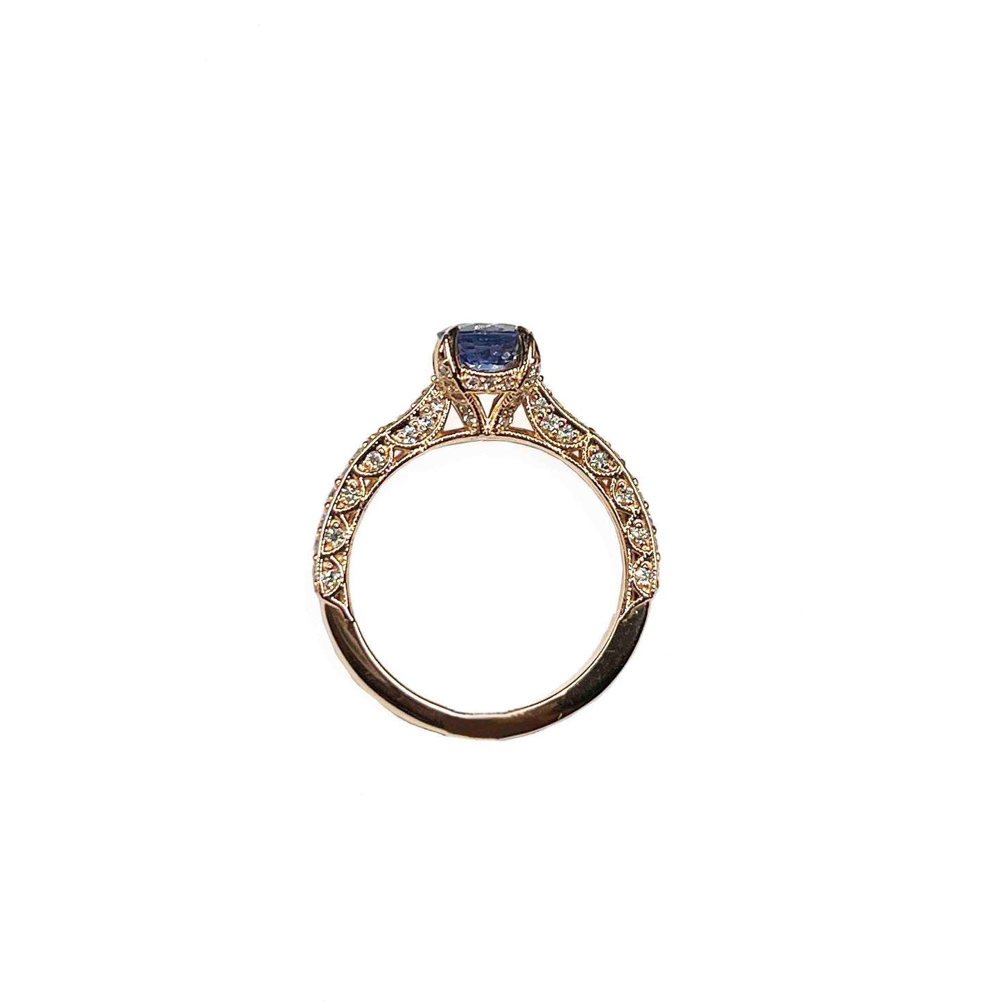 14k Blue Sapphire Ring