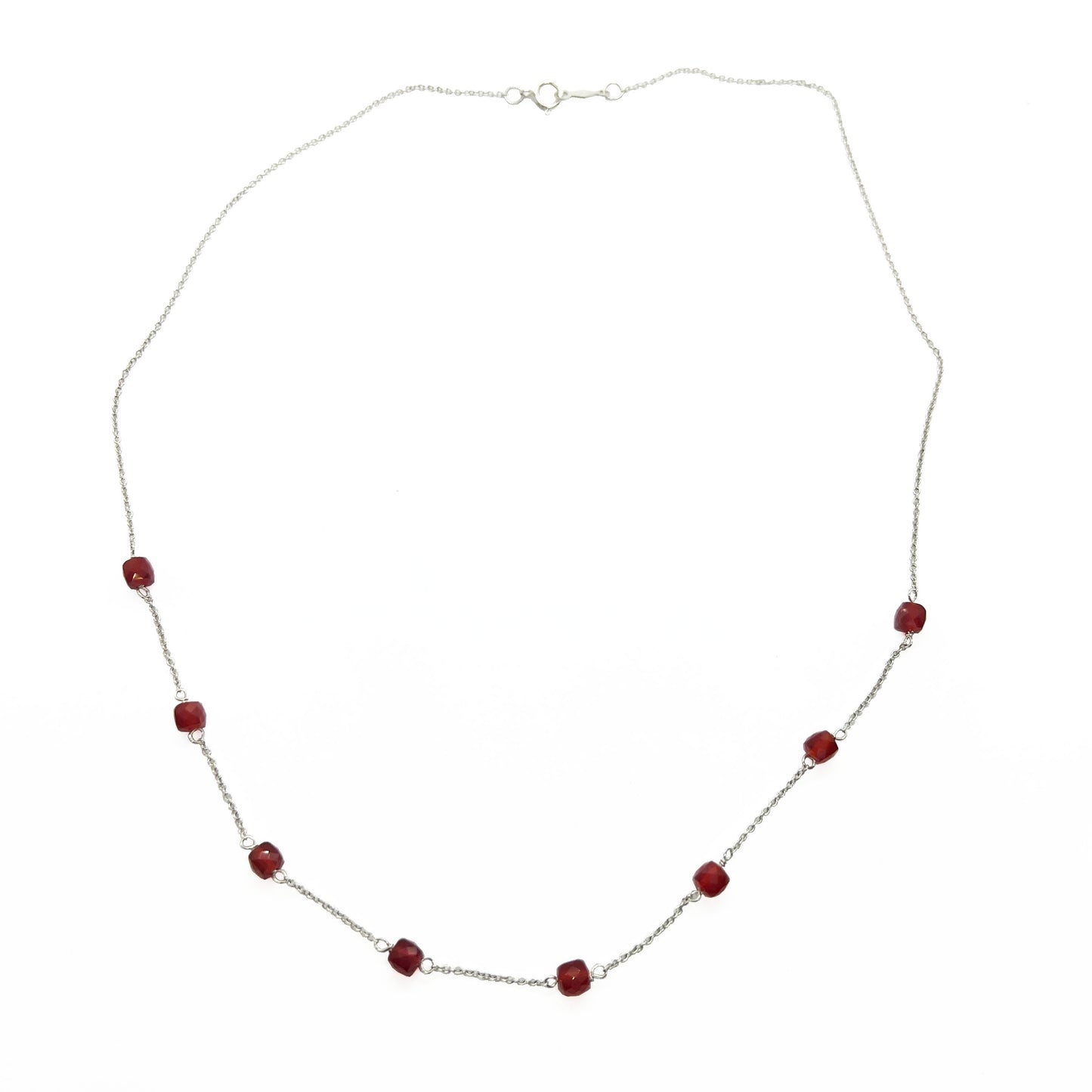 Silver Carnelian Necklace