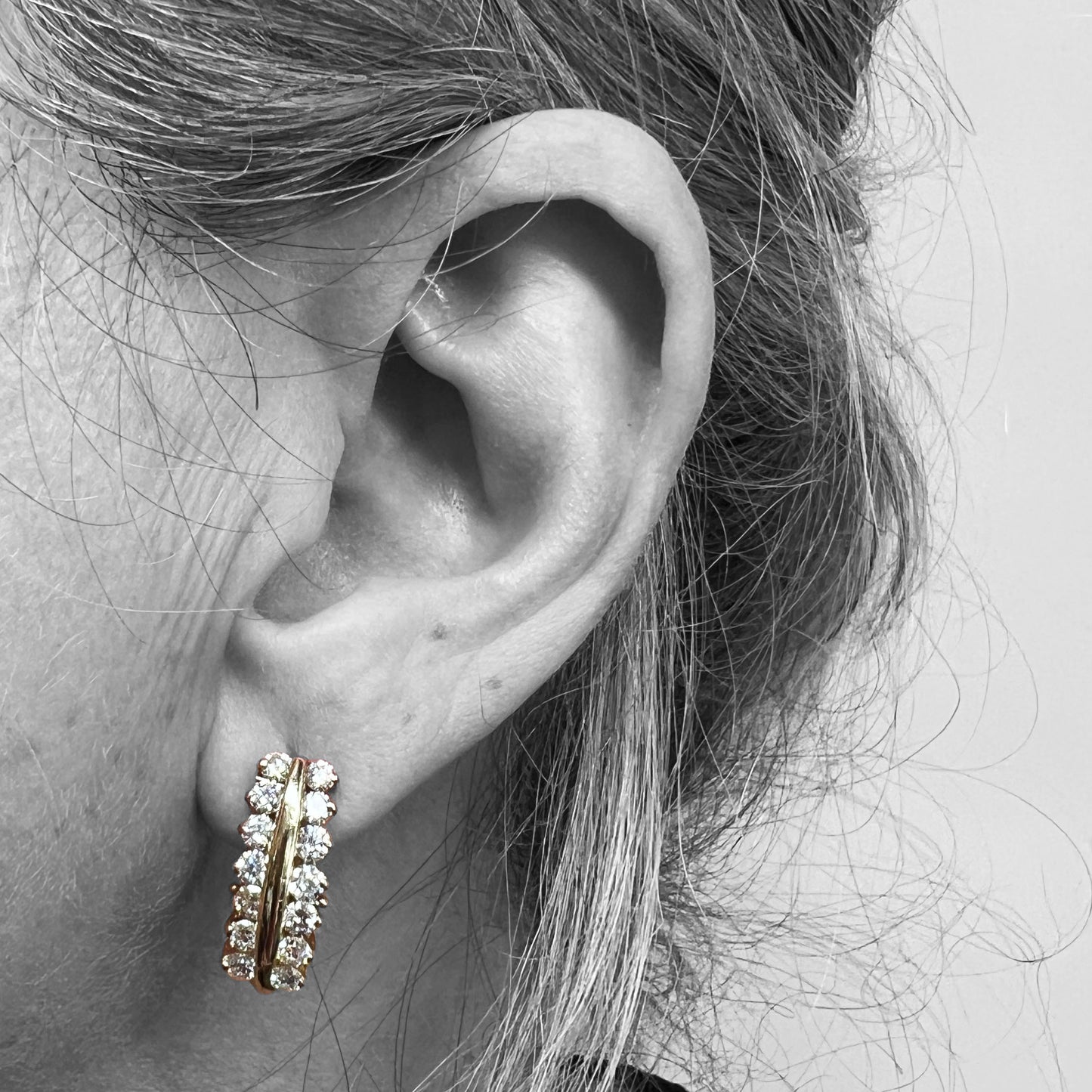18ky Diamond Earrings