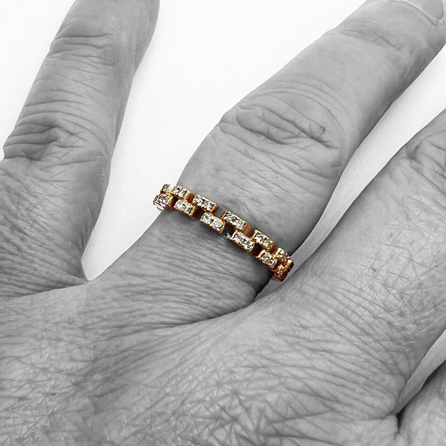 18kr Diamond Ring
