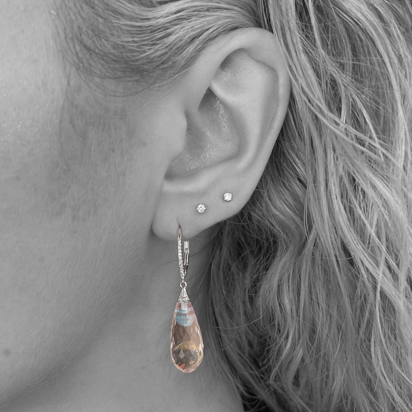 14kw Crystal Earrings