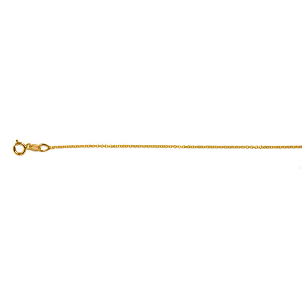 14k Solid Cable Chain 1.1mm - eklektic jewelry studio
