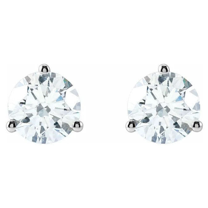 14kw LG Diamond Martini Studs 5.75mm 1.5cttw