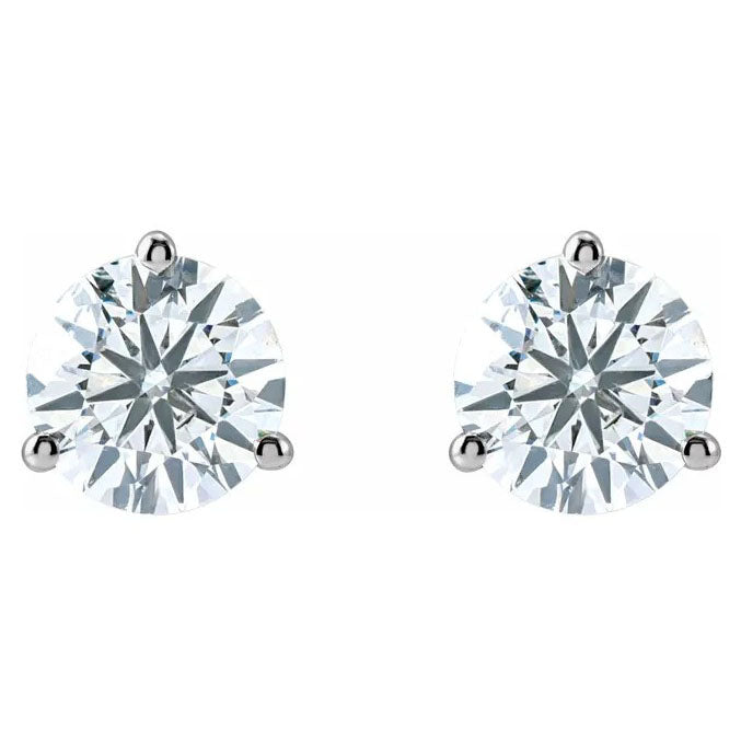 14kw LG Diamond Martini Studs 6.3mm 2cttw