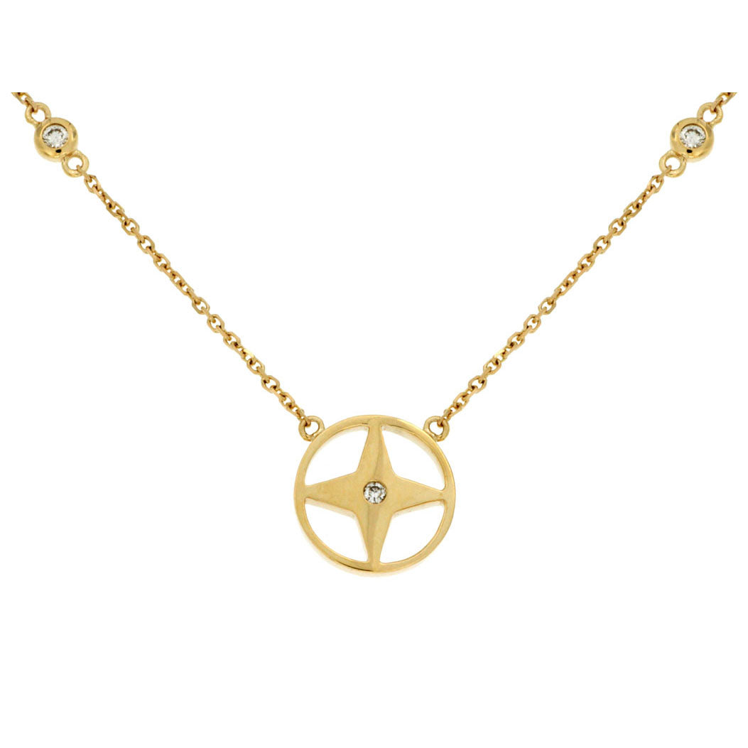 14ky Star Necklace