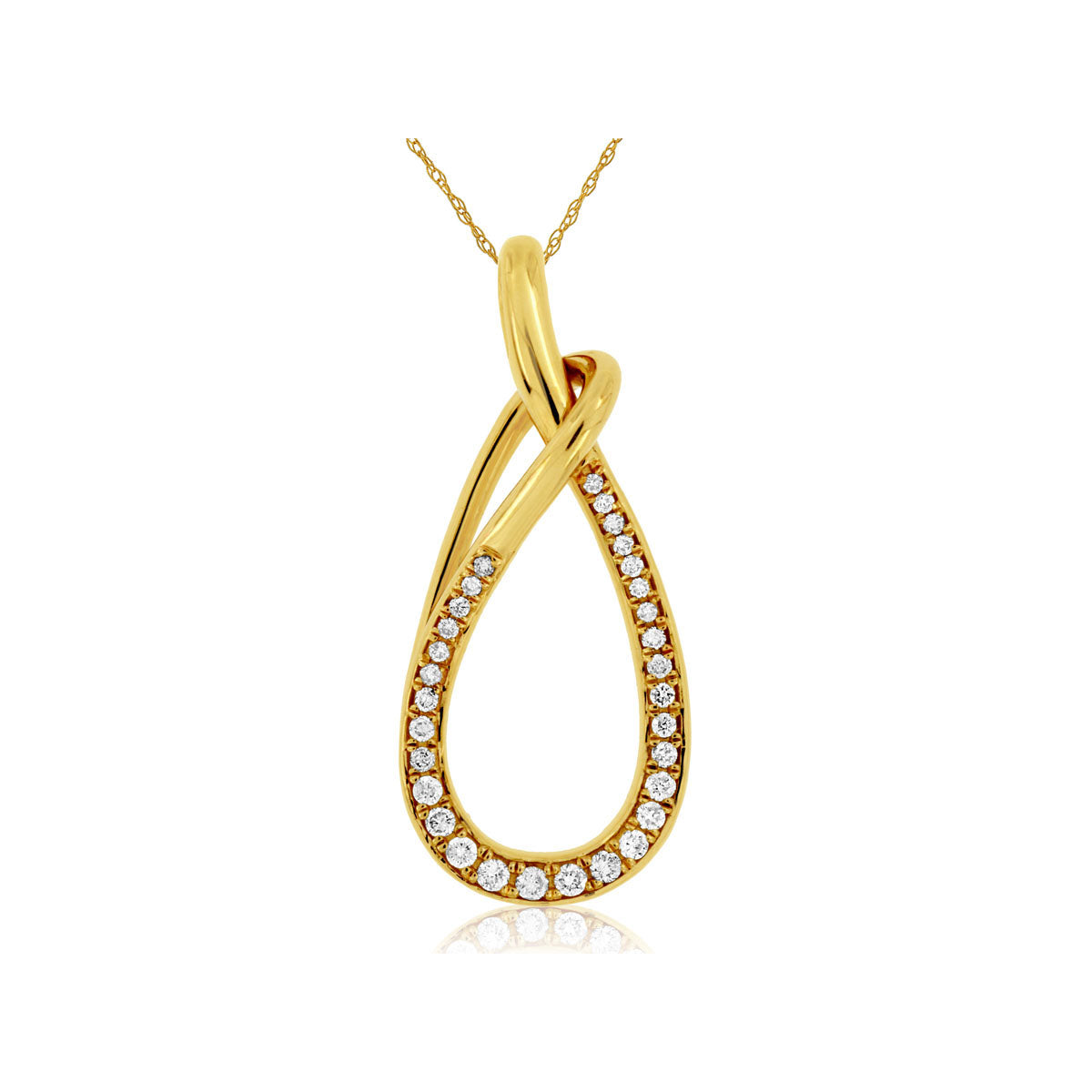 14ky Diamond Pendant