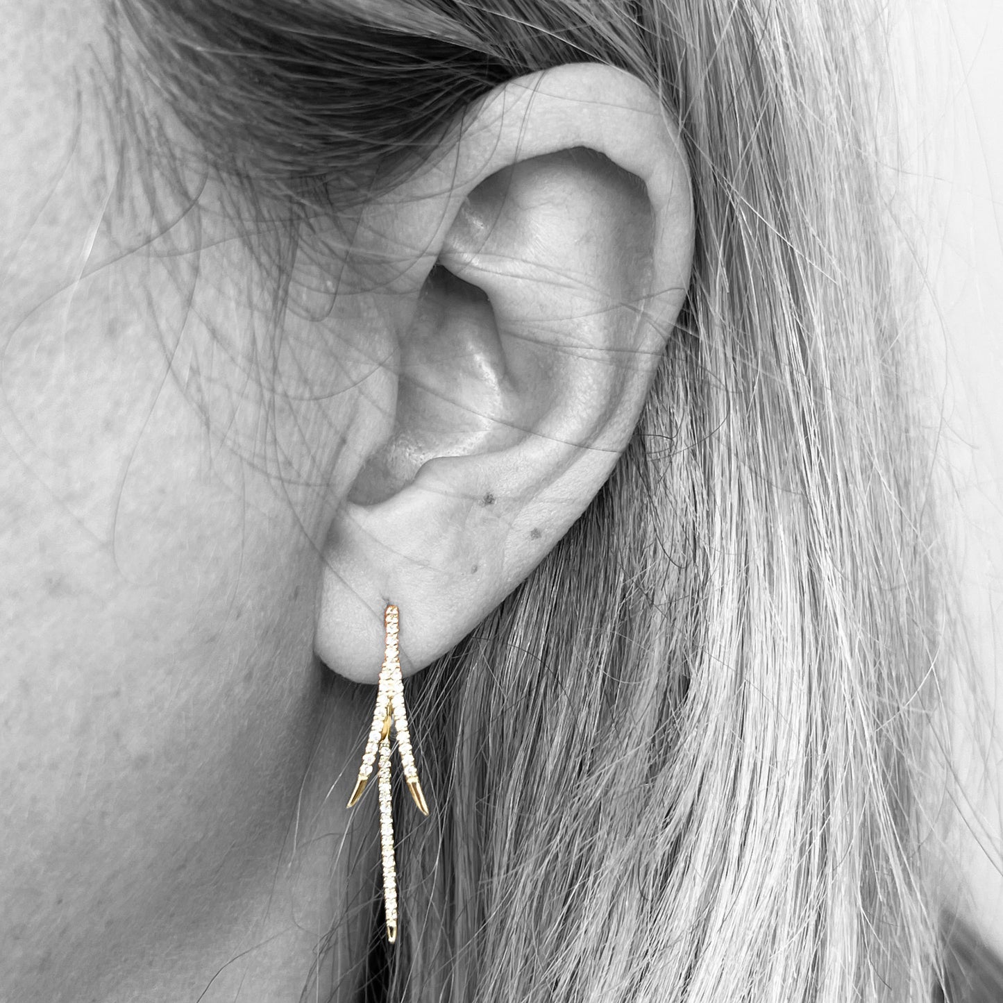 14ky Diamond Earrings