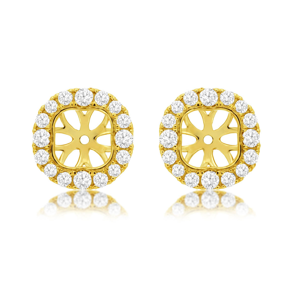 14ky diamond earring jackets