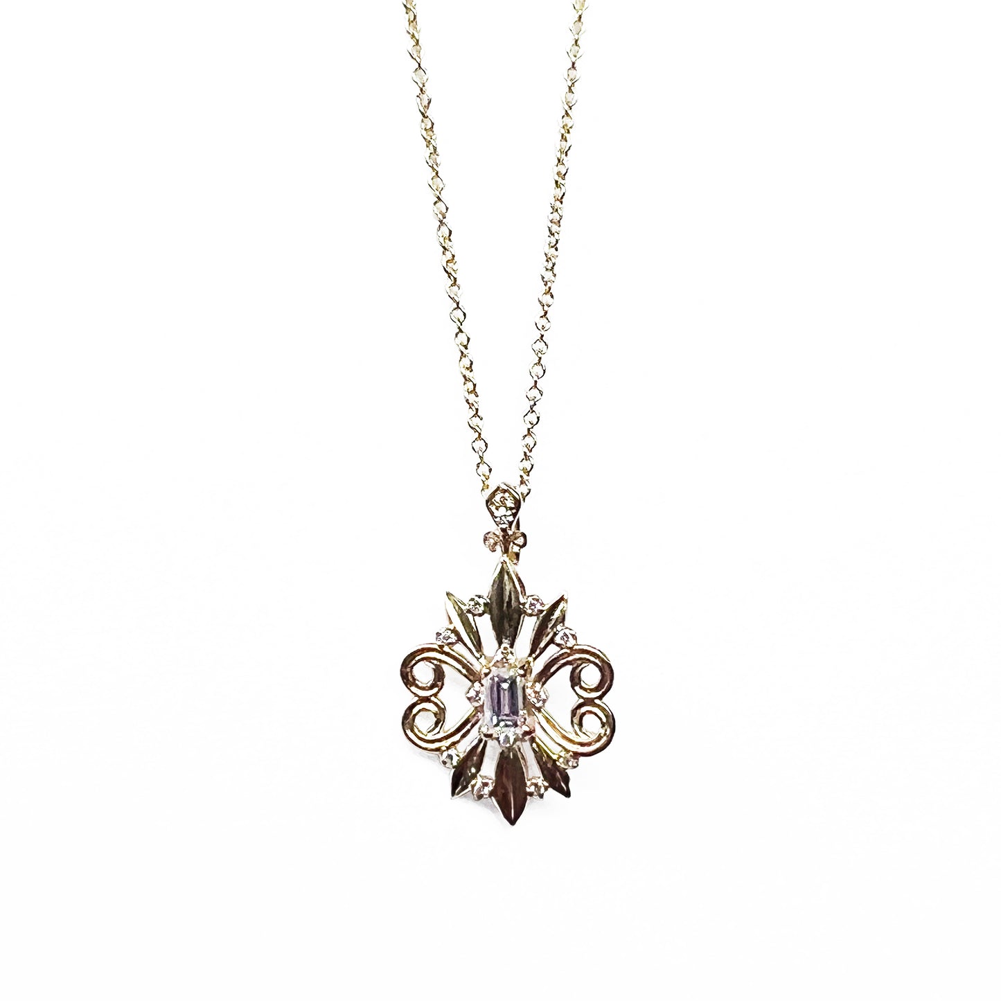 14ky Diamond Pendant