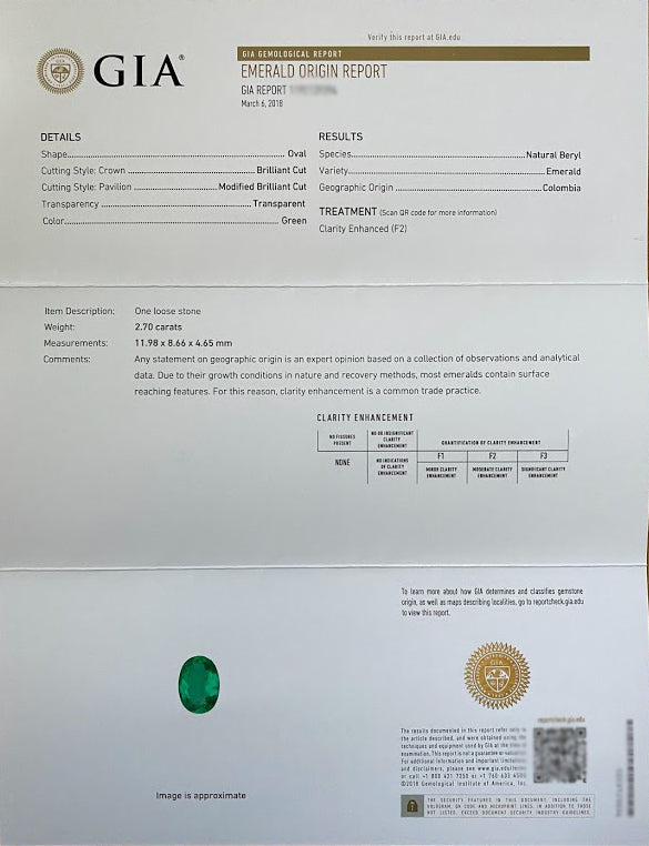 Colombian Emerald - Oval - eklektic jewelry studio