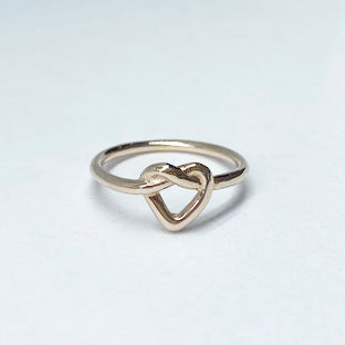Heart Knot Ring - eklektic jewelry studio