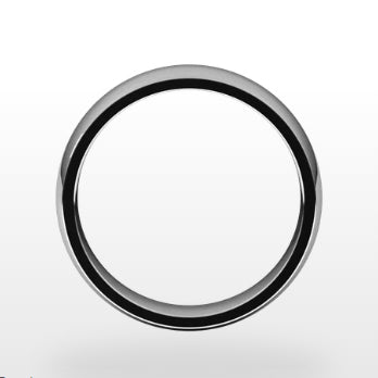 14kw Half Round Comfort Fit Light Band - eklektic jewelry studio