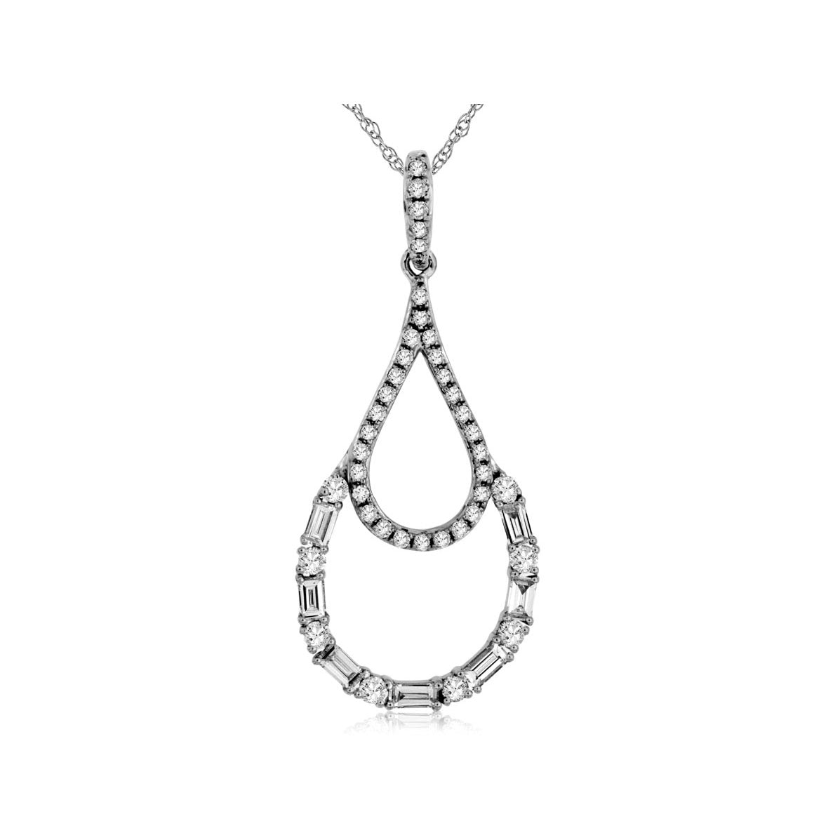 14kw Diamond Pendant