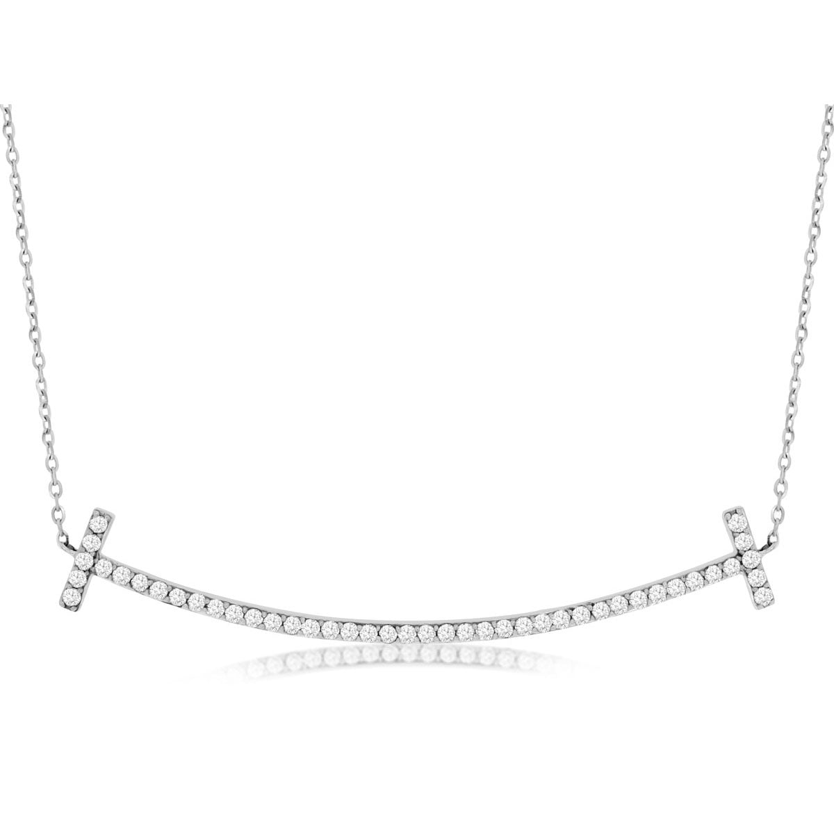 14kw Diamond Bar Necklace - eklektic jewelry studio