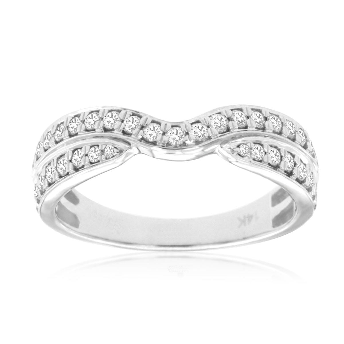 14kw Diamond Band