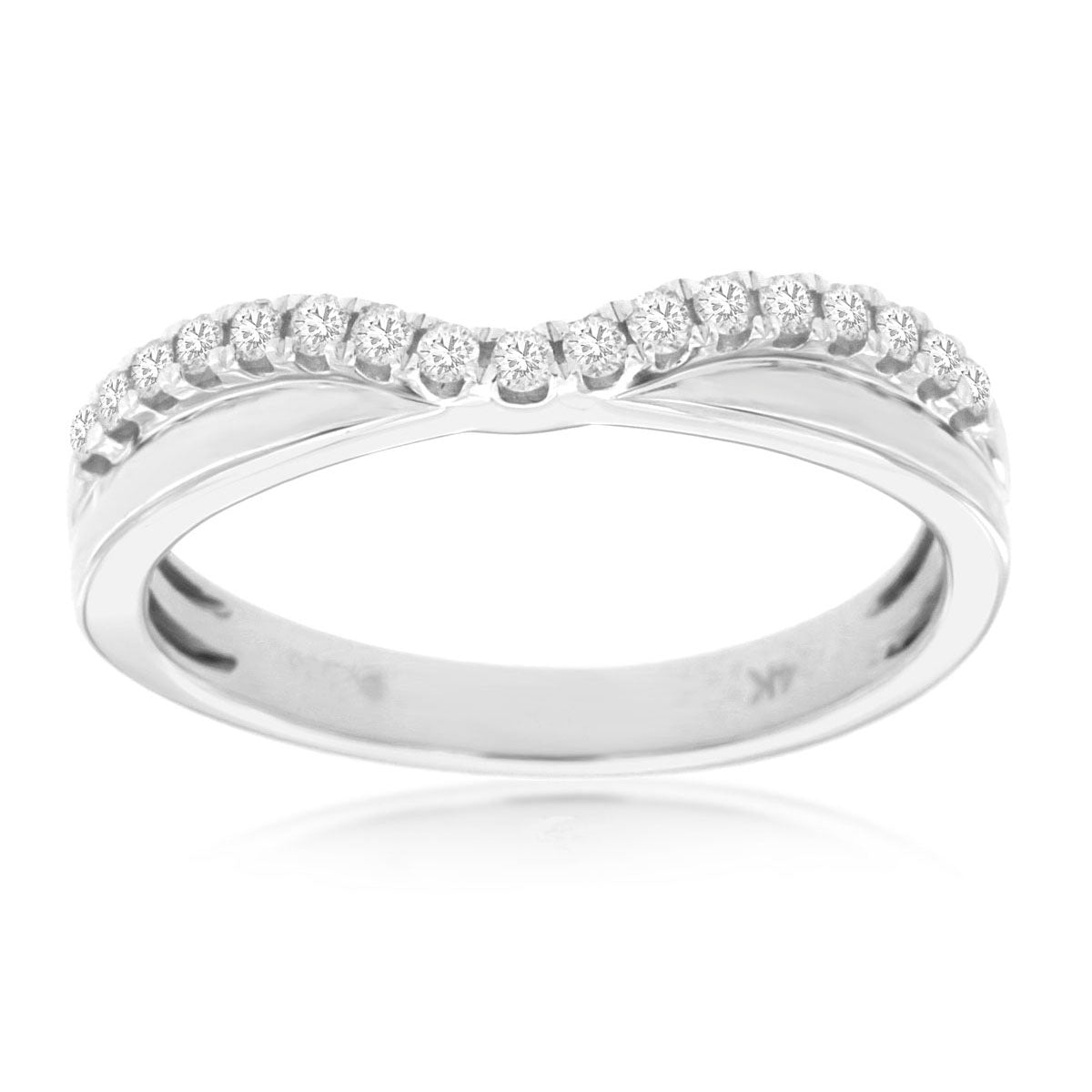 14kw Diamond Band