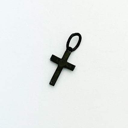 Sterling Silver Cross Charm Pendant - eklektic jewelry studio