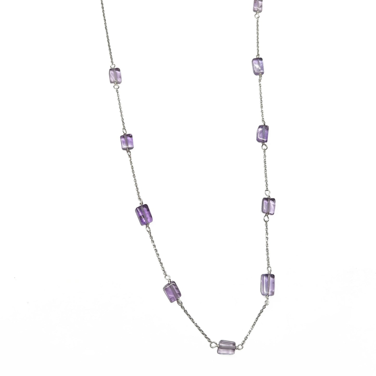 Silver Amethyst Necklace