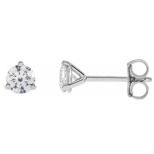 14kw LG Diamond Martini Studs 3.0mm 1/5cttw