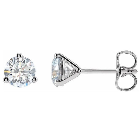14kw LG Diamond Martini Studs  2.05ctw