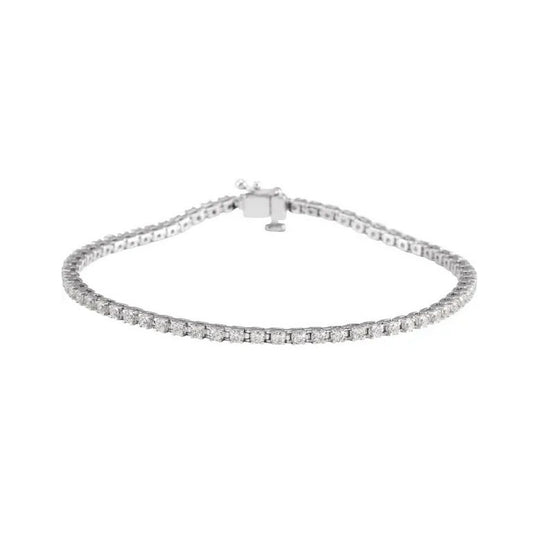 14kw Lab Diamond Tennis Bracelet 2ctw
