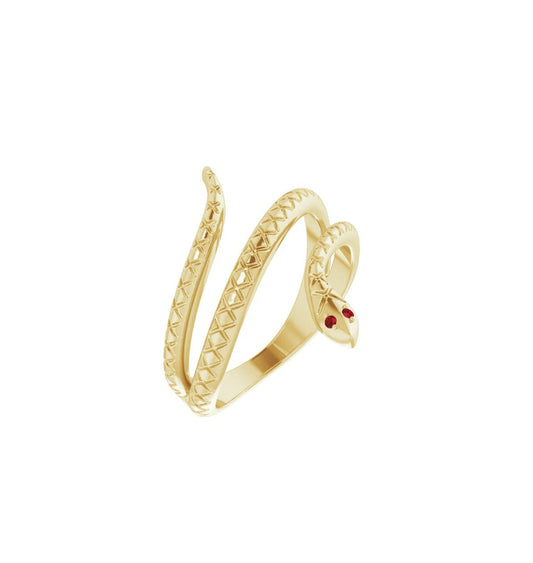 14ky Snake Ring