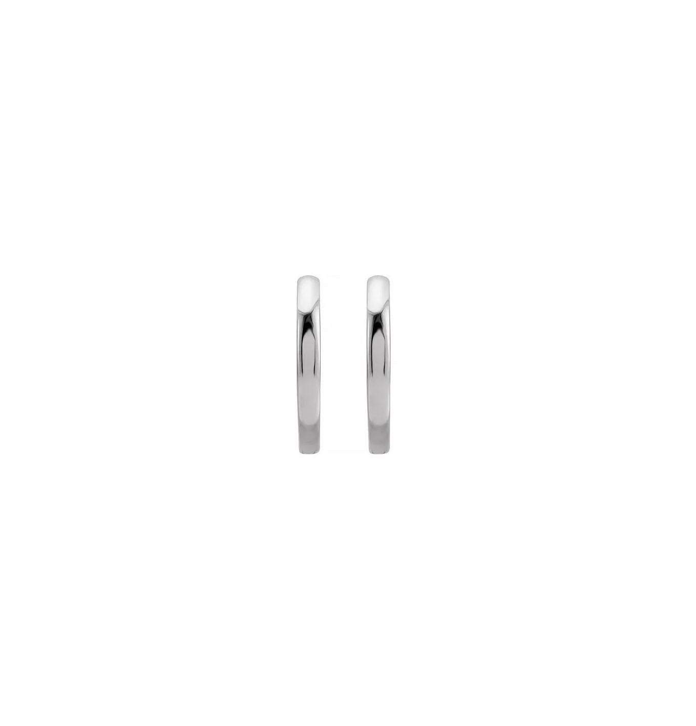 14kw Huggies Hoop Earrings 15mm
