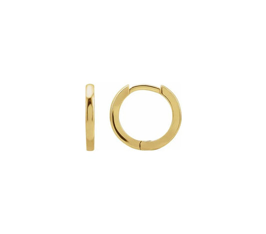 14ky Huggies Hoop Earrings 20mm