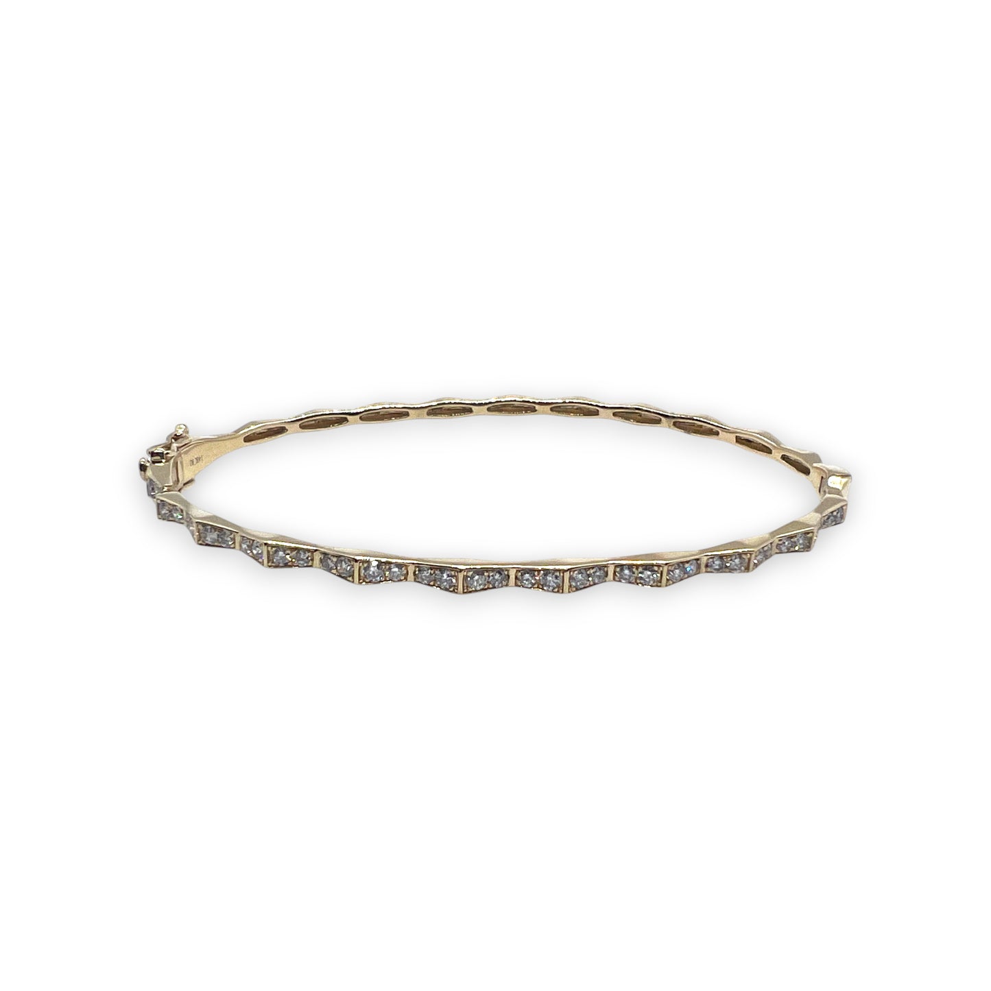 14ky Diamond Bangle Bracelet