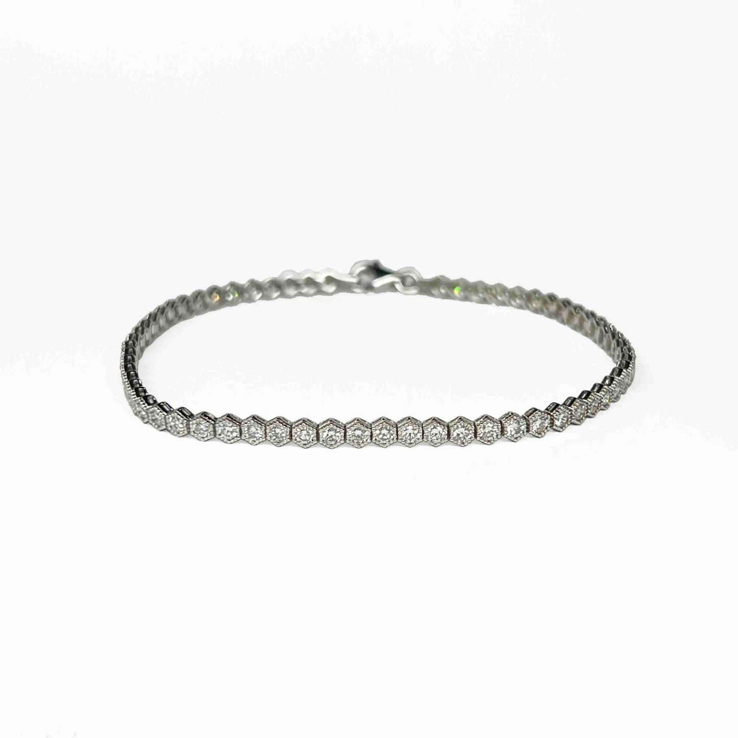 18kw diamond tennis bracelet