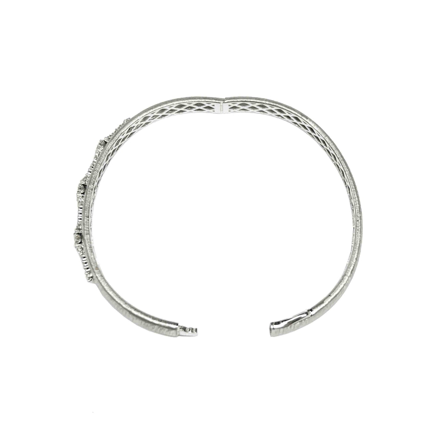 18kw diamond bangle bracelet