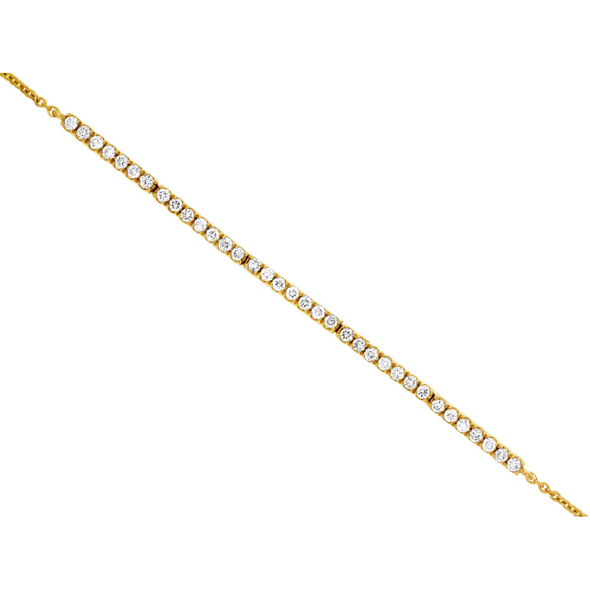 14ky Diamond Line Bracelet