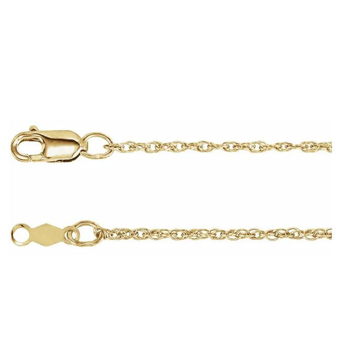 14ky Rope Chain 18"
